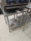 Stainless steel table with galvinized undershelf 2' x 30