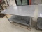 Stainless steel top table with #10 can opener