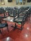 Commercial table 3' x 3' with Black metal base with (4) Chairs
