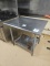 Stainless steel top table 3' x 30