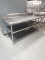 Stainless steel table 6'