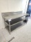 Stainless steel table 6'