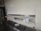 Stainless steel shelf with ticket rail 8' x 18