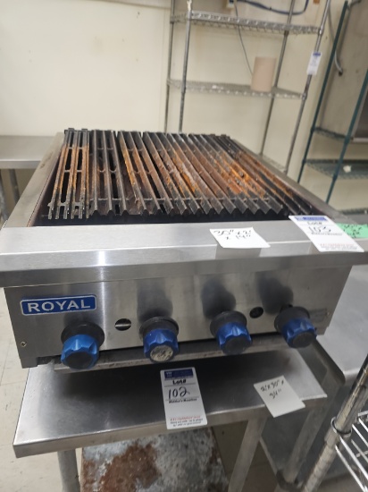 Royal gas char grill 3" x 2' x 14"