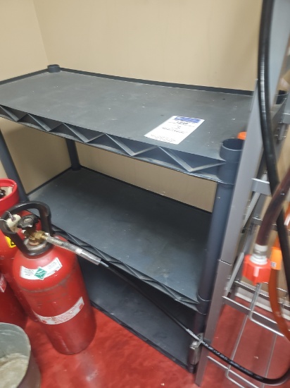 Plastic 3 tier shelf