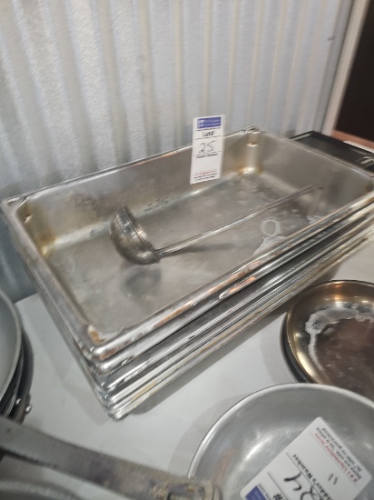 Stainless steel inserts 12" x 21"
