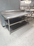 Stainless steel table 6'