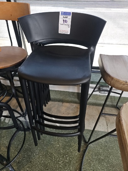 Vondom Poly bar stackable chairs