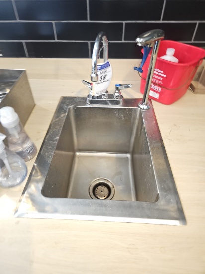 Stainless steel sink insert 21" x 16"