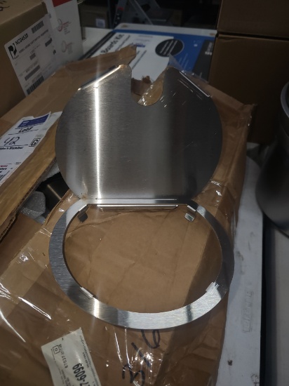 Stainless steel round NEW insert covers with hing