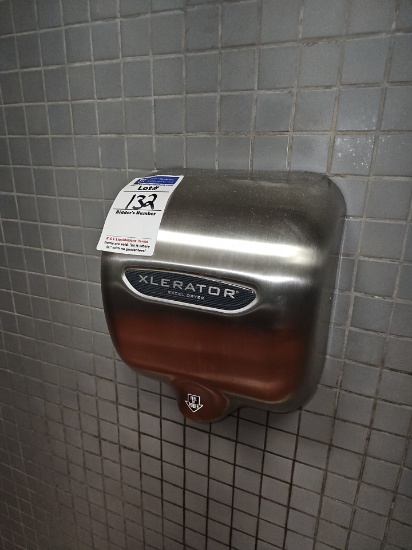 Xlerator wall mounted electric hand dryer