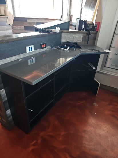 "L" Shaped front counter