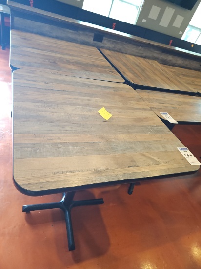 Laminated top cocktail table 36" x 36"