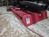 Red metal motorcycle lift 30