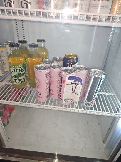 Content of cooler beverages