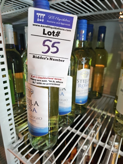 Bar ware in cooler