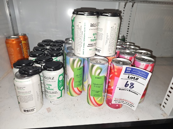 Content of cooler beverages