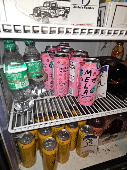 Content of cooler beverages