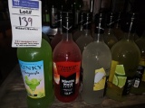 Assorted barware shelf