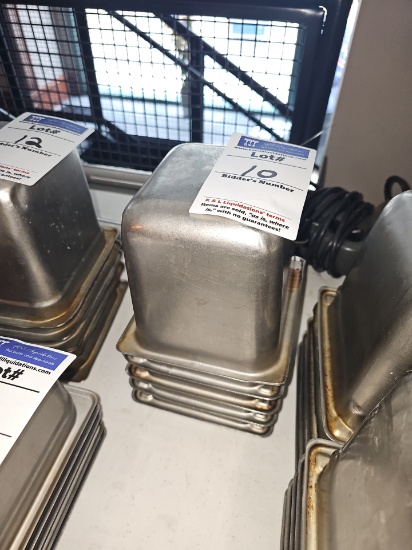 Stainless steel inserts 7" x 6.5"