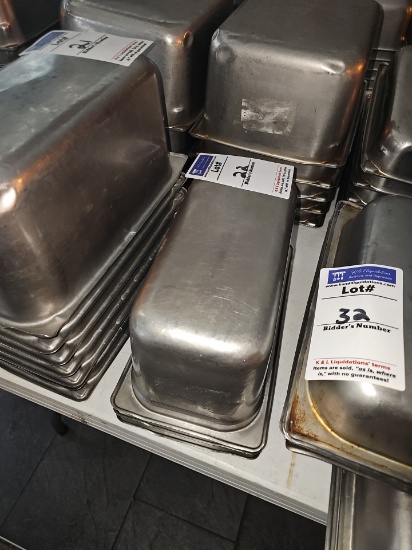 Stainless steel inserts 12.5" x 7"
