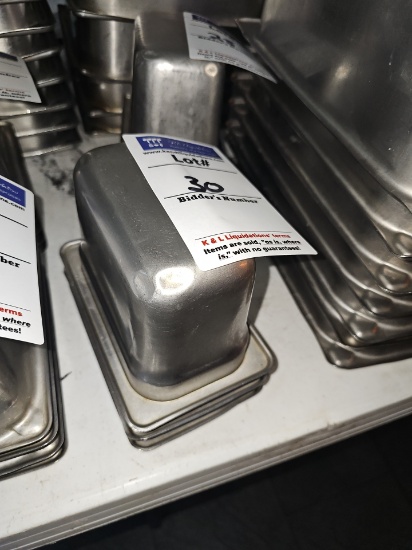 Stainless steel inserts 7" x 4.5"