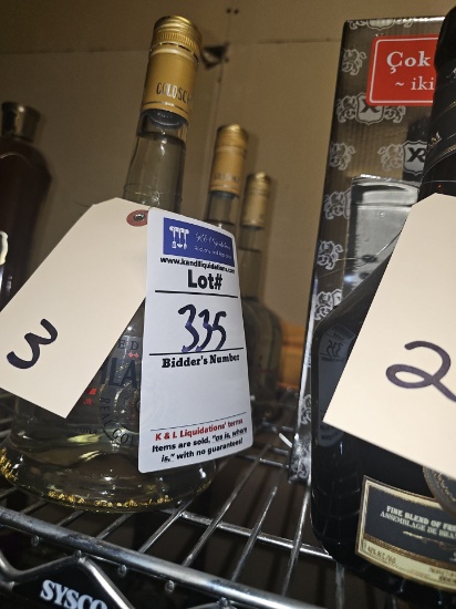 Assorted closed bar ware