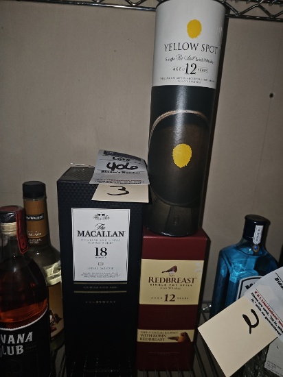 Assorted closed bar ware