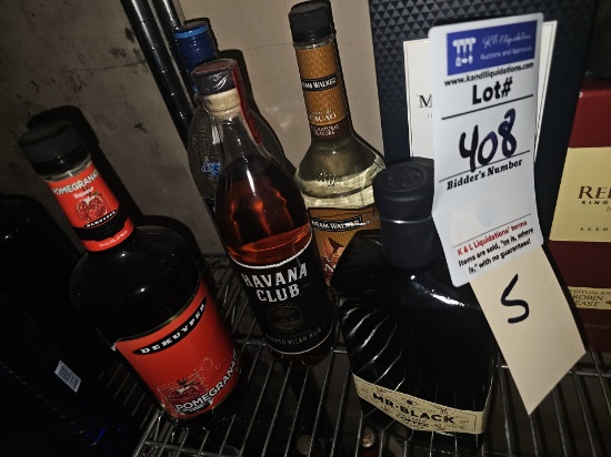 Assorted closed bar ware