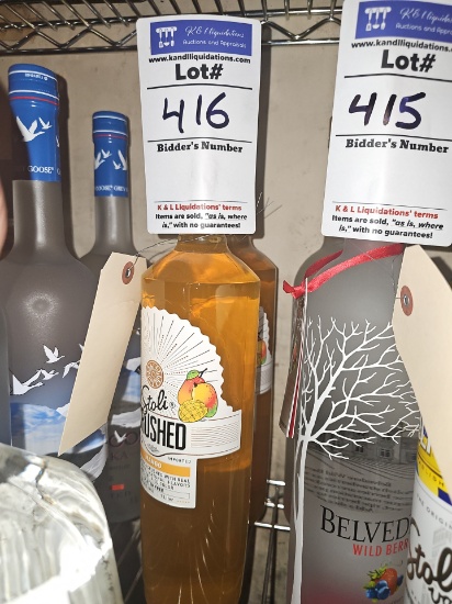 Assorted closed bar ware