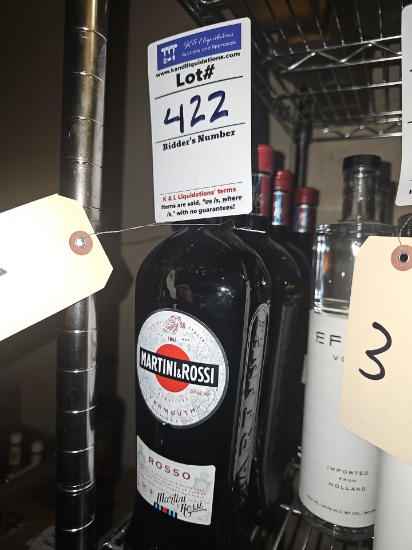 Assorted closed bar ware