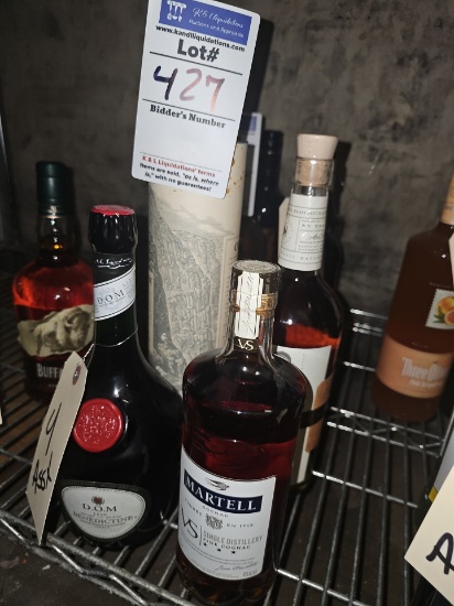 Assorted closed bar ware