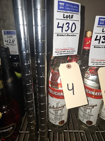 Assorted closed bar ware