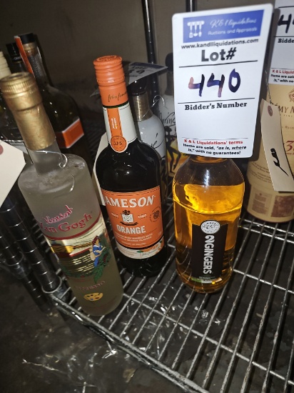 Assorted closed bar ware