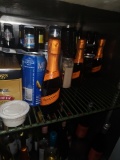 Assorted barware in cooler