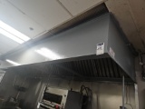 Metal hood with Ansul system 15'