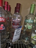 Assorted closed bar ware