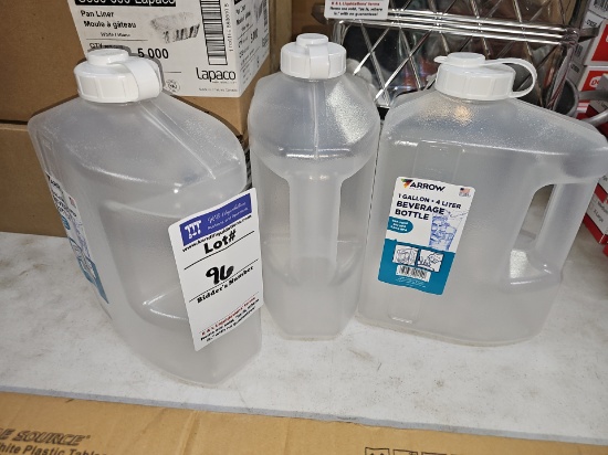 Gallon beverage bottles