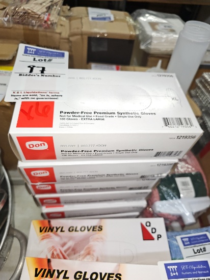 Vinyl gloves XL
