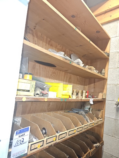 Content of shelf water shut offs assorted gas