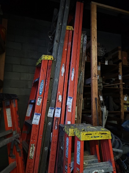 Fiberglass ladders 10' "A" framed