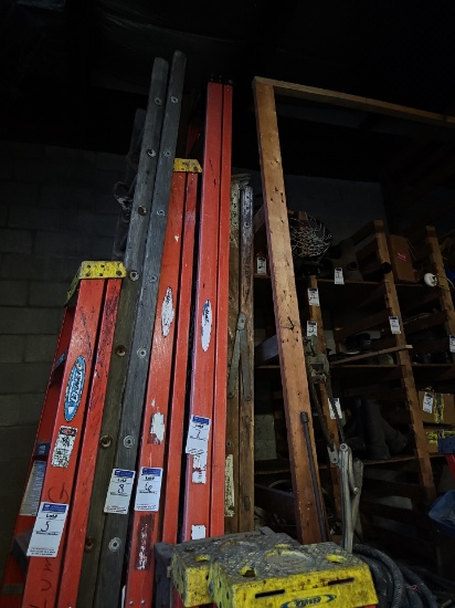 Fiberglass ladders 12' "A" framed