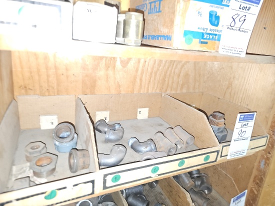 Black Assorted iron fittings