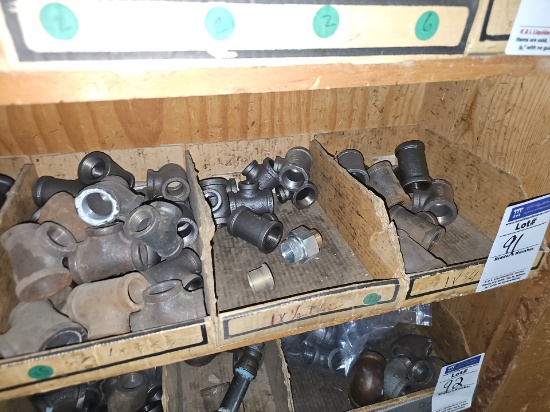 Black Assorted iron fittings