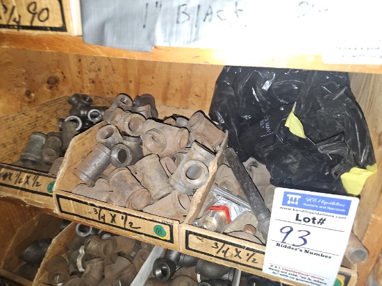Black Assorted iron fittings