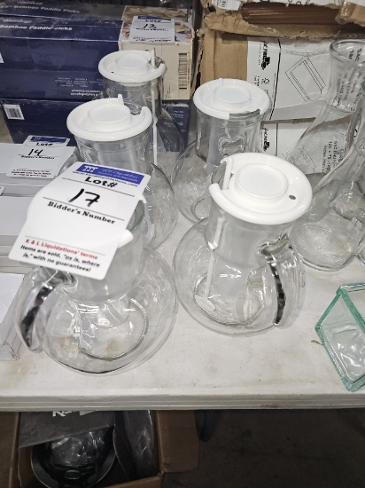 Glass pitchers NEW