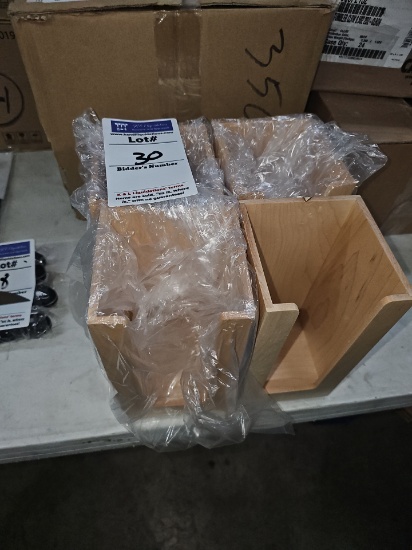 Wooden napkin holders