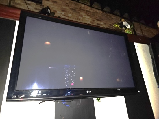 LG 50" flat screen TV with brackets