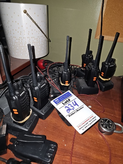 Walkie talkies with chargers
