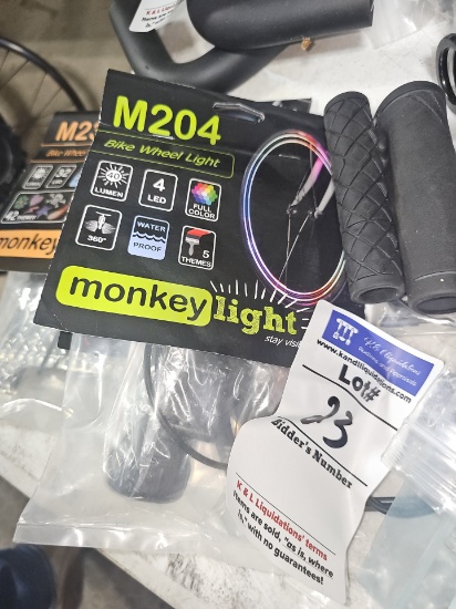 Recumbant wheel lights LED